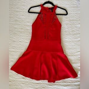 BCBGMaxazria red dress